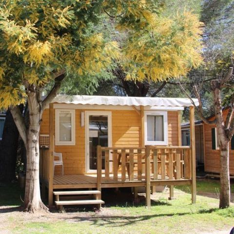 Chalet 3 personen - Chalet Confort 16 m² - 1 Schlafzimmer - Klimaanlage (zusätzlicher Schlafplatz möglich) 2 pers.