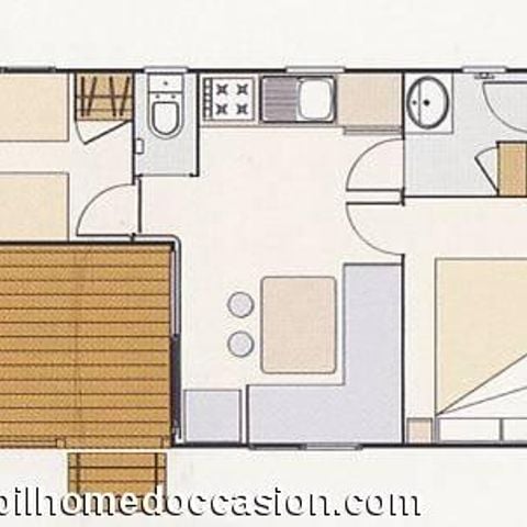 Mobile home 4 persons - Standard + 26 m² - 2 bedrooms