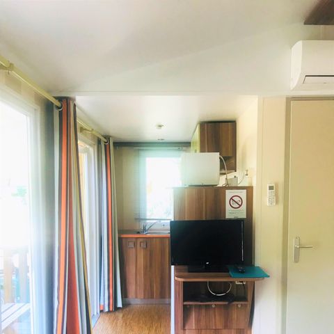 Mobilhome 6 personas - Confort - 32 m² - 3 habitaciones - Climatización