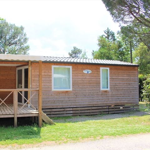Mobilhome 6 personas - Confort - 32 m² - 3 habitaciones - Climatización