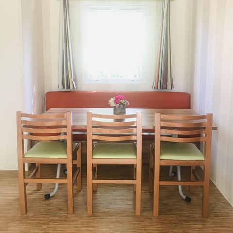 Mobilhome 6 personas - Confort - 32 m² - 3 habitaciones - Climatización
