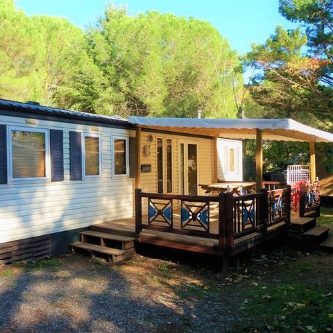 Stacaravan 8 personen - 144 Premium 40 m² - 3 slaapkamers - airconditioning