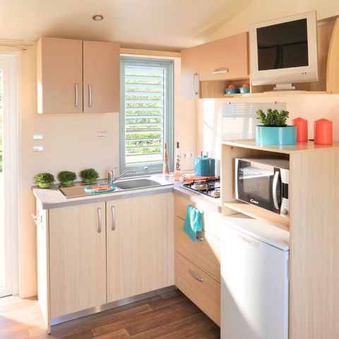 Mobile home 4 persons - Jade 23m² + covered terrace + air conditioning