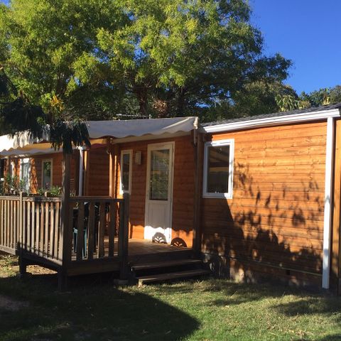 BUNGALOW 4 personnes - Jade 23m² + terrasse couverte + climatisation