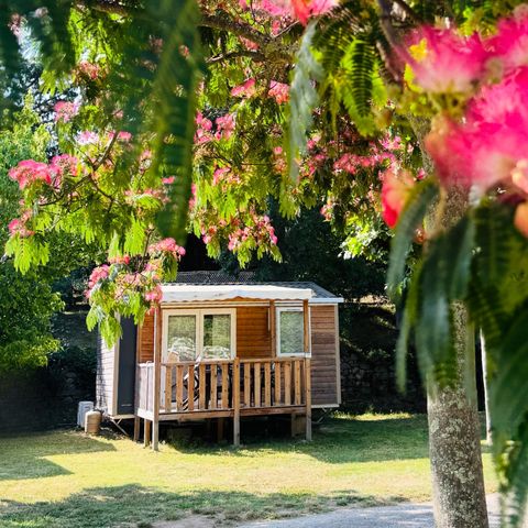 Mobile home 2 persons - Saphir 18m² + covered terrace + air conditioning