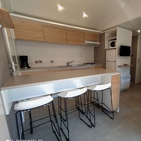 Stacaravan 6 personen - COMFORT 3BED 6 PERS TV-CLIM