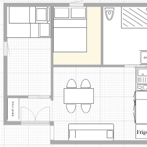 CHALET 6 persone - CHALET COMFORT 2BED 4/6 PERS TV-CLIM-PMR