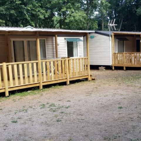 Mobilhome 4/6 personnes - PRIVILEGE - 2 chambres - 2 salles de bain TV-CLIM