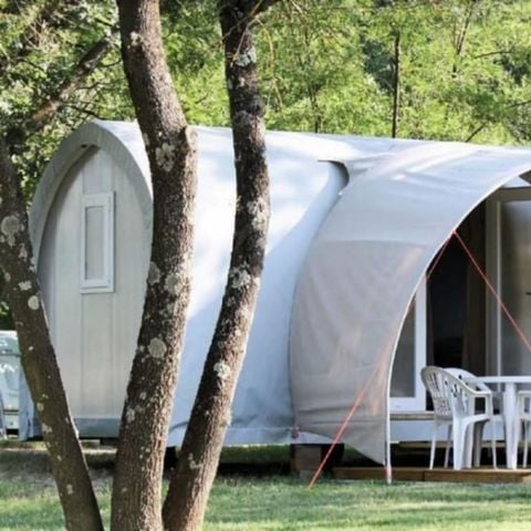 CANVAS AND WOOD TENT 4 people - COCO SWEET 2CH 4 PERS (no air-conditioning, no television, no sanitary facilities)