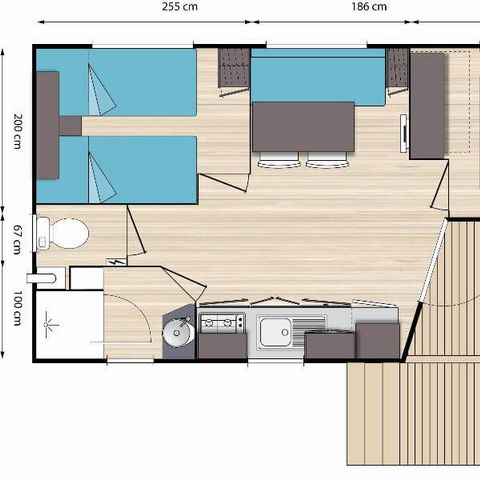Mobile home 5 persons - Cocooning