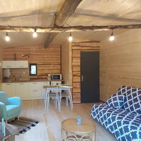 Chalet 2 personen - HOUTEN CHALET 28 m2 2 personen