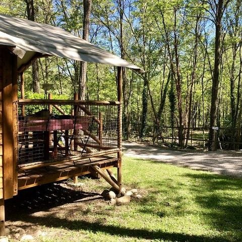 BUNGALOW DE LONA 4 personas - LODGE sin instalaciones sanitarias