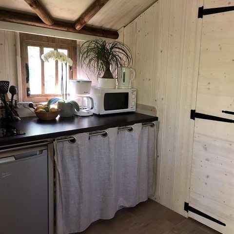 BUNGALOW DE LONA 4 personas - LODGE sin instalaciones sanitarias