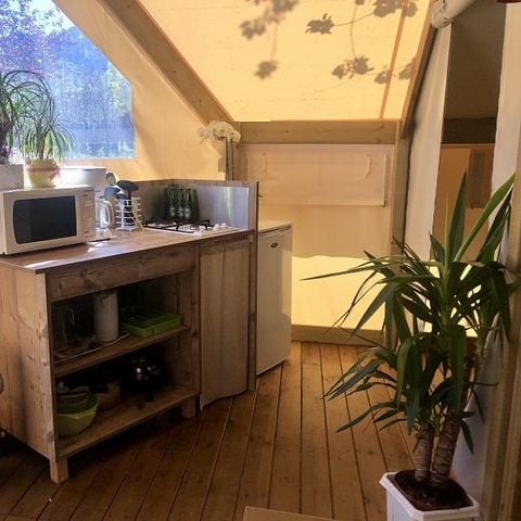 TIENDA DE CAMPAÑA 4 personas - ECOLODGE sin instalaciones sanitarias