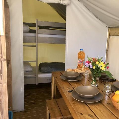 Tent 4 personen - ECOLODGE zonder sanitair