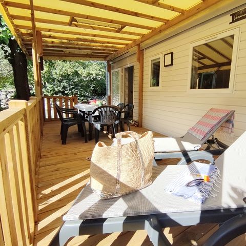 MOBILHOME 4 personas - TERRAZA