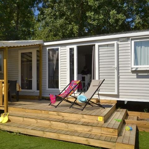 Mobilhome 6 personnes - Confort+ - 3 chambres - 2 salles de bain 40m²