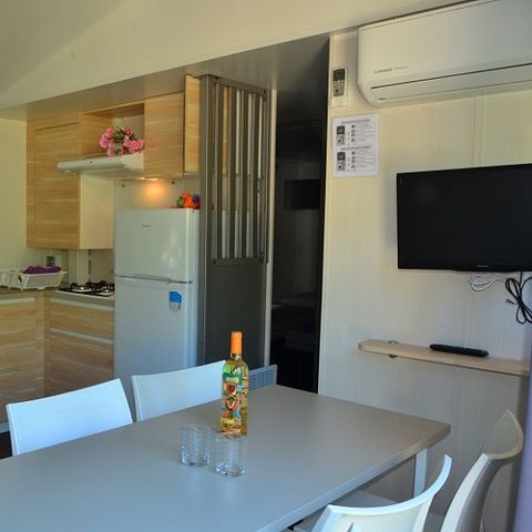 Mobilhome 6 personnes - Loisir+ - 3 chambres - 2 salles de bain 39m²