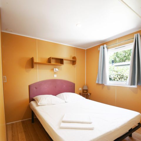 Mobile home 4 persons - Argentella 31 m², air-conditioned, 2 bedrooms