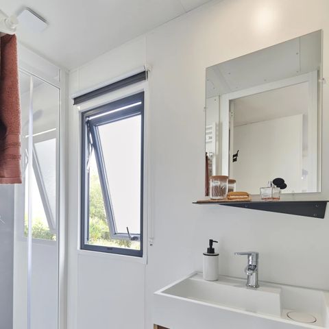 MOBILHOME 4 personas - Revelleta 32 m², aire acondicionado, 2 dormitorios