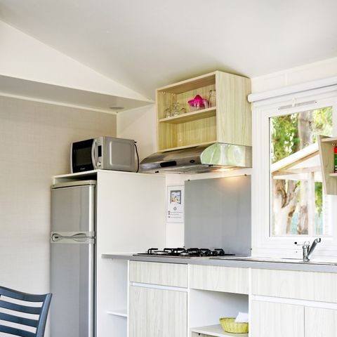 Stacaravan 4 personen - Roccapina 33 m², airconditioning, 2 slaapkamers