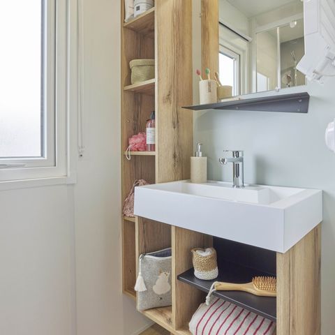 Mobilheim 6 Personen - Ostriconi 35 m², klimatisiert, 3 Schlafzimmer 2 Badezimmer