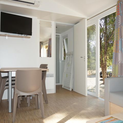 STACARAVAN 6 personen - Ostriconi 35 m², airconditioning, 3 slaapkamers