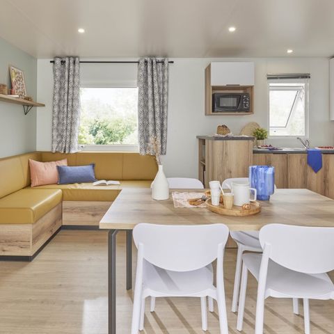 MOBILHOME 6 personas - Ostriconi 35 m², aire acondicionado, 3 dormitorios 2 baños