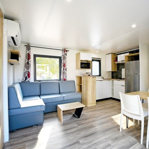 MOBILHOME 4 personas - Santa-Giulia 32 m², aire acondicionado, 2 dormitorios