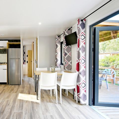 MOBILHOME 4 personas - Santa-Giulia 32 m², aire acondicionado, 2 dormitorios