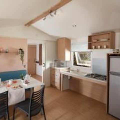 MOBILHOME 4 personas - PMR 35 m², climatizado, 2 habitaciones