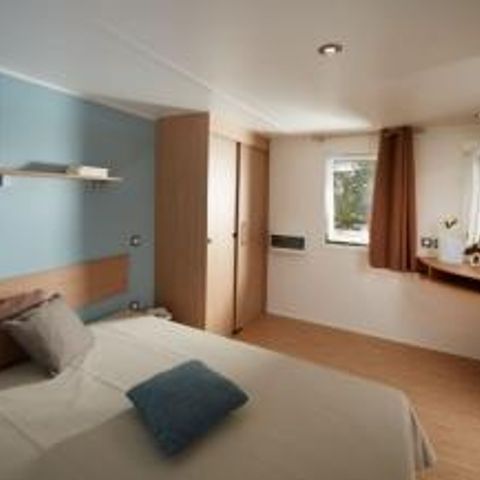 STACARAVAN 4 personen - PMR 35 m², airconditioning, 2 slaapkamers
