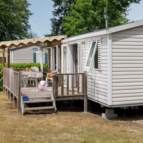Stacaravan 6 personen - Mobile-home | Comfort | 3 Slaapkamers | 6 Pers. | Verhoogd terras | Airconditioning