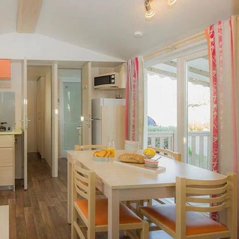 Mobilhome 6 personnes - Comfort | 3 Ch. | 6 Pers. | Terrasse Simple | 1 SDB | Clim.