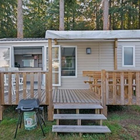 Mobilhome 4 personnes - Comfort XL | 2 Ch. | 4 Pers. | Terrasse surélevée | Clim.