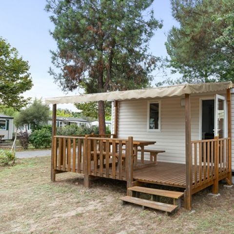 Mobilhome 6 personnes - Classic XL | 2 Ch. | 4/6 Pers. | Terrasse surélevée | Clim.