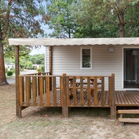Mobilhome 6 personnes - Classic XL | 2 Ch. | 4/6 Pers. | Terrasse surélevée | Clim.