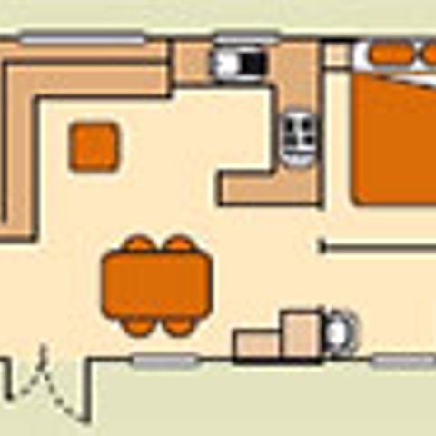 Stacaravan 4 personen - Privilege Cottage + Airconditioning