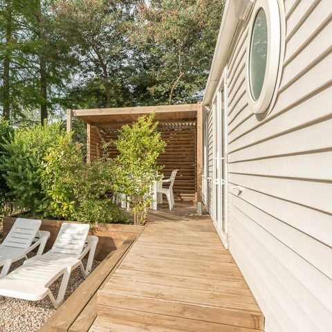Stacaravan 6 personen - Cottage Privilège 2 slaapkamers + Airconditioning