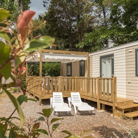 Stacaravan 6 personen - Cottage Privilège 3 slaapkamers + Airconditioning