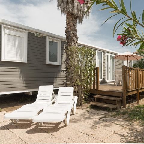 Stacaravan 6 personen - Cottage Privilège 3 slaapkamers + Airconditioning