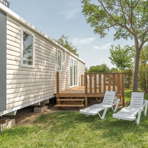 Stacaravan 8 personen - Cottage Family 4 slaapkamers + Airconditioning