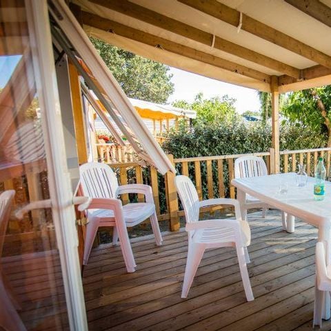 MOBILE HOME 6 people - C- 2-bedroom air-conditioned mobile home in the Caribbean