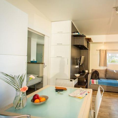 MOBILE HOME 4 people - C – ‘Méditerranée’ mobile home – 2 bedrooms and air-conditioned