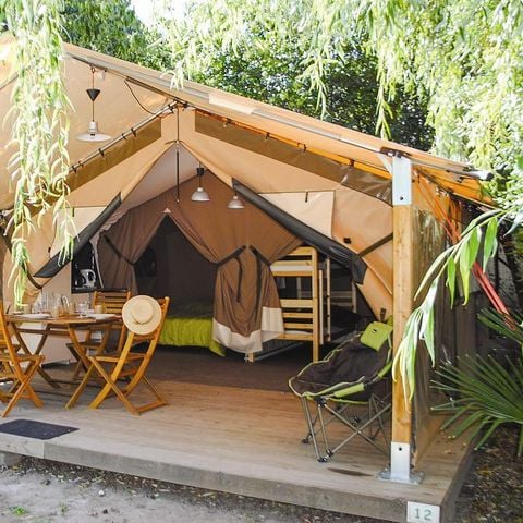 Bungalow toilé 5 personnes - 2 chambres - 30m²