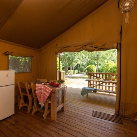 Tent 5 personen - 2-slaapkamer PMR lodge
