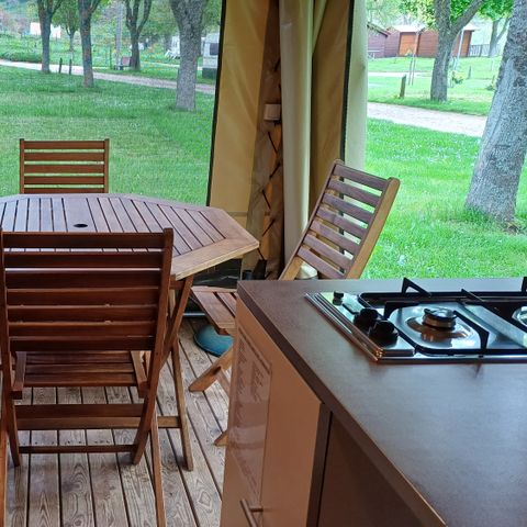 TENDA DA CAMPEGGIO 4 persone - LODGE MAYOTTE - TRIGANO senza servizi igienici