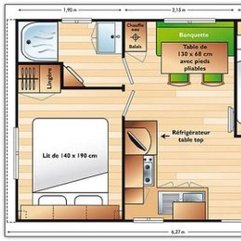 CHALET 4 personas - Confort - Eus