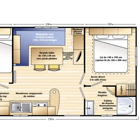 Chalet 4 personen - Comfort - Espira