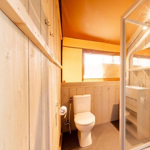 Tente en toile et en bois 6 personnes - Cani-lodge 6P